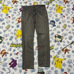 Vintage 2000s Levi's 511 Slim Fit Grey Jeans 30x32